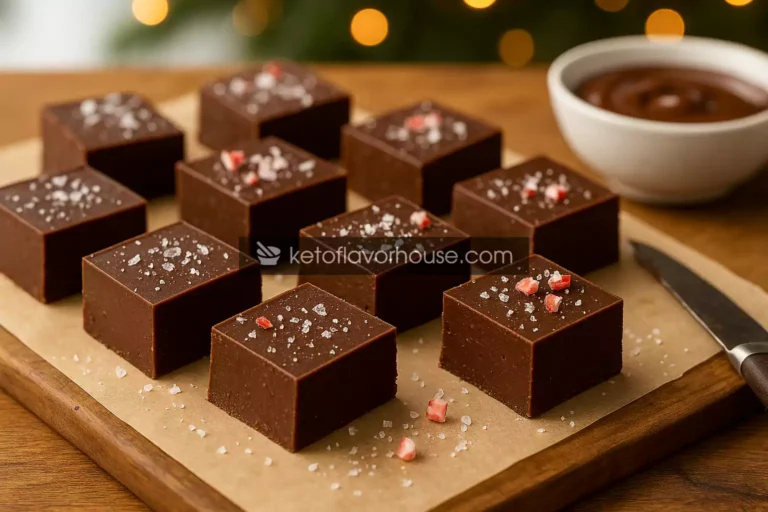 5-Minute Keto Christmas Fudge