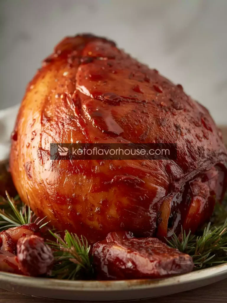 Air Fryer Christmas Ham