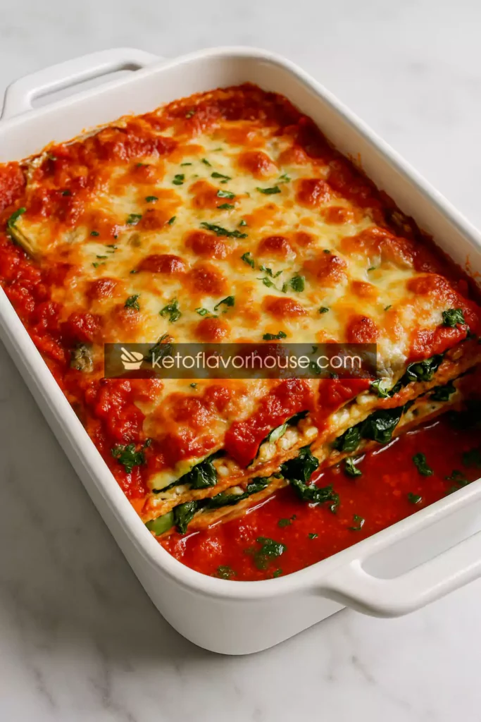 Cheesy Vegetable Lasagna