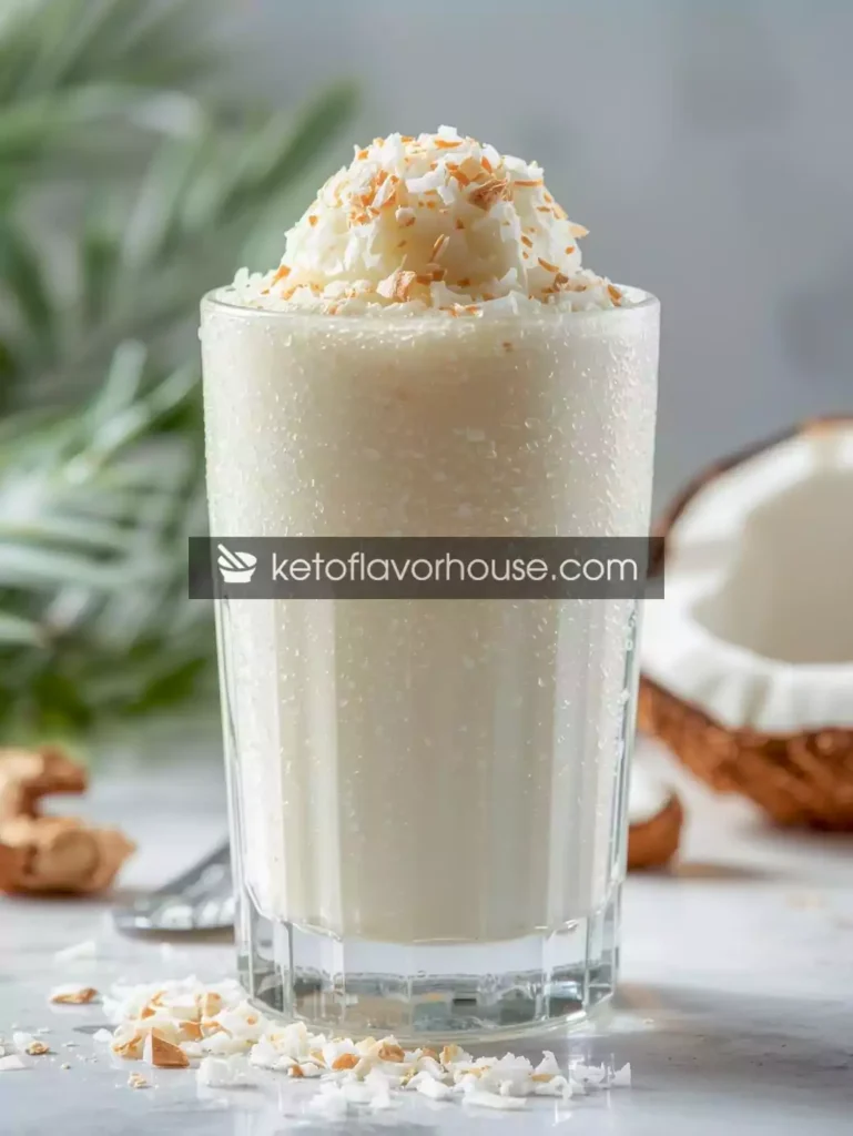 Coconut Snowball Protein Smoothie