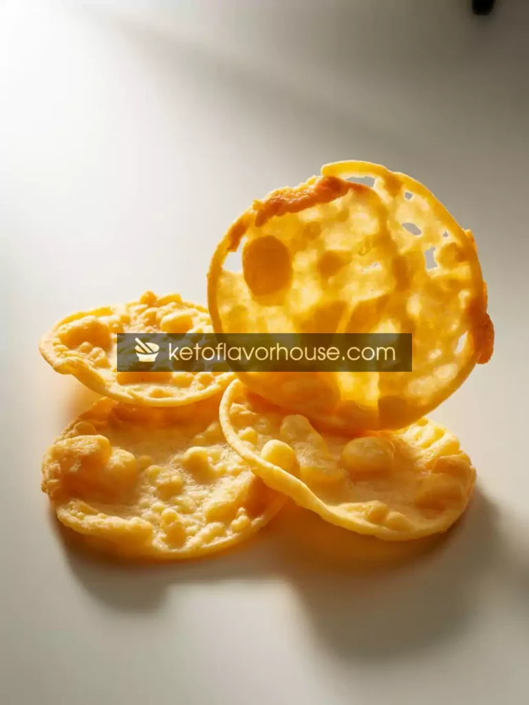 Crispy Air Fryer Cheese Crisps