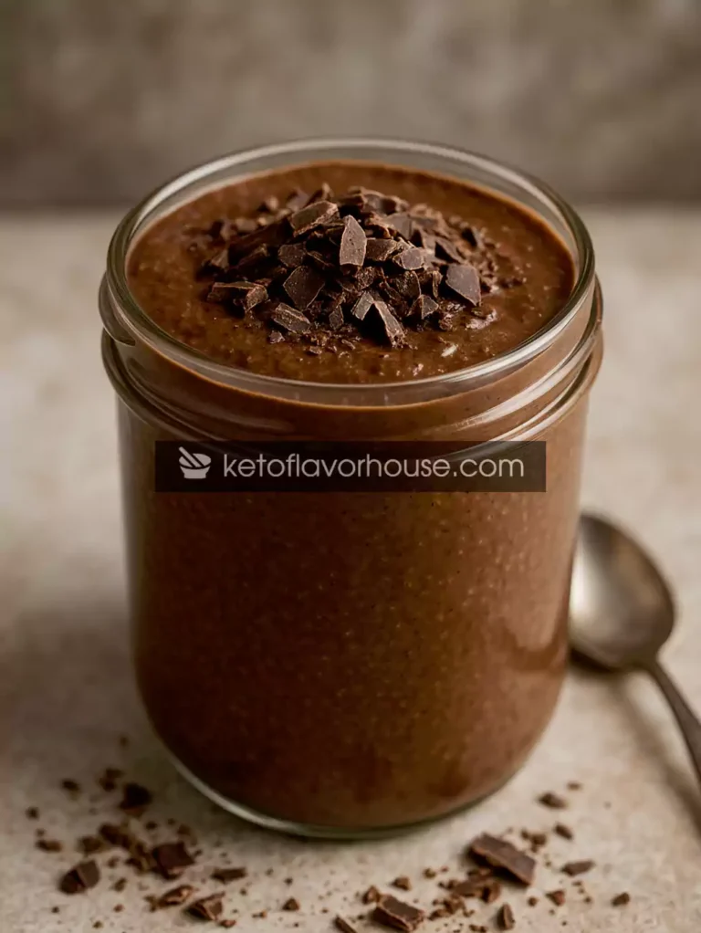 High-Protein Blended Chocolate Chia Pudding