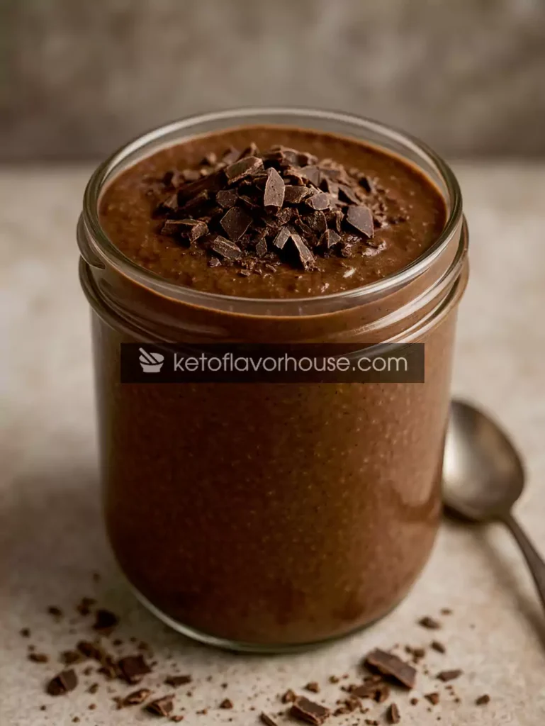 High-Protein Blended Chocolate Chia Pudding