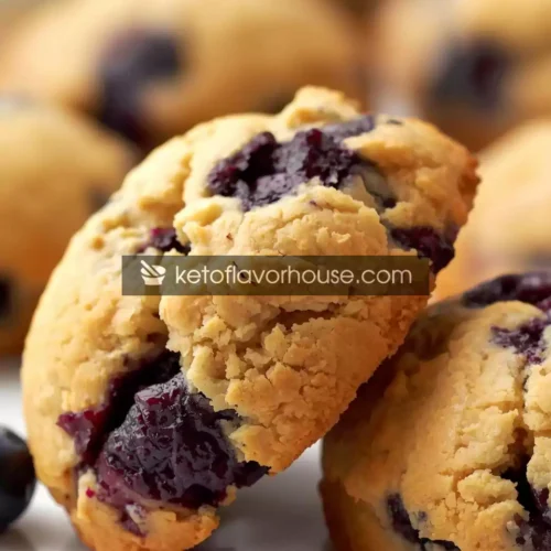 High-Protein Blueberry Biscuits