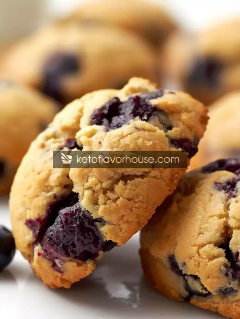 High-Protein Blueberry Biscuits