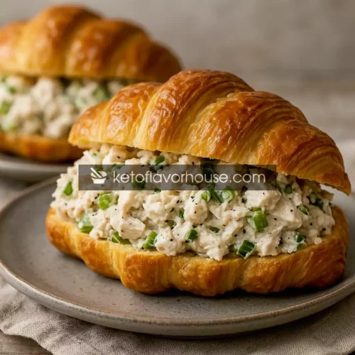High-Protein Chicken Salad Croissants