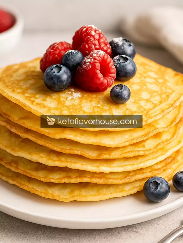 High-Protein Cottage Cheese Crepes