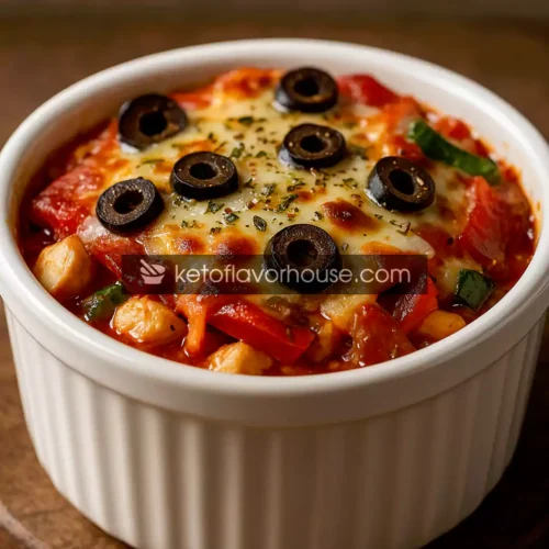 High-Protein Crustless Pizza Bowl