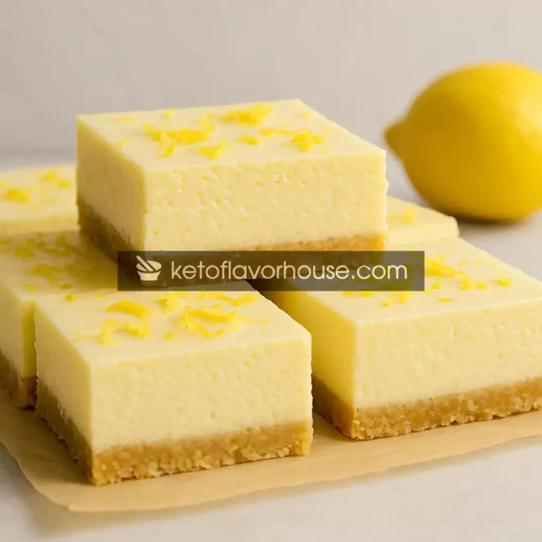 High-Protein Lemon Cheesecake Bars