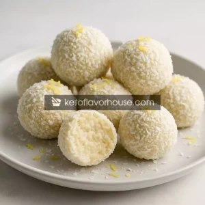 High-Protein Lemon Coconut Power Balls