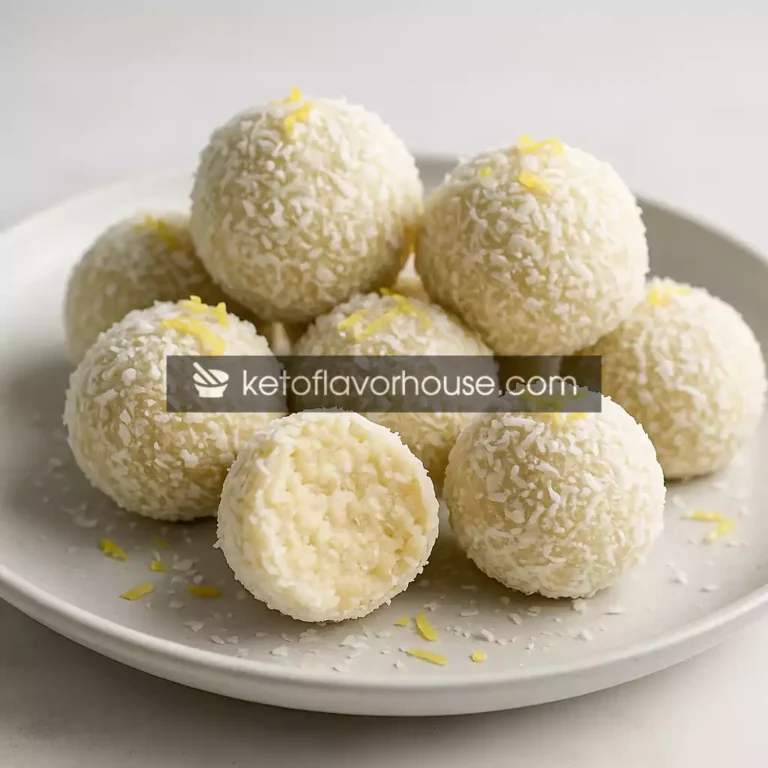 High-Protein Lemon Coconut Power Balls