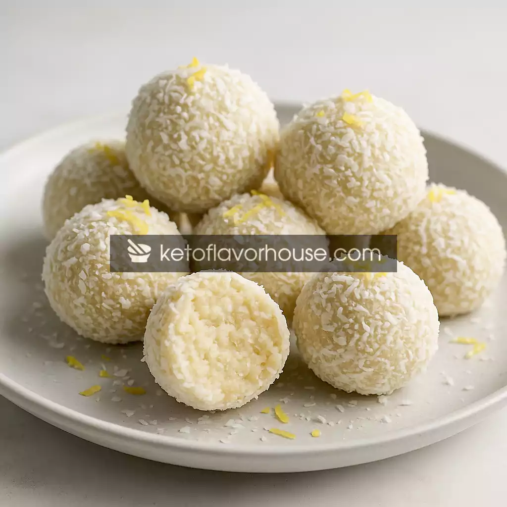 High-Protein Lemon Coconut Power Balls