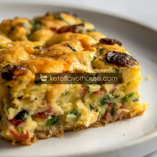 High-Protein Veggie Egg Bake