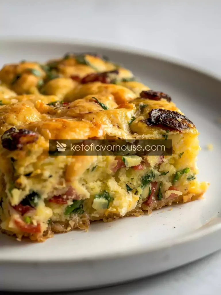 High-Protein Veggie Egg Bake