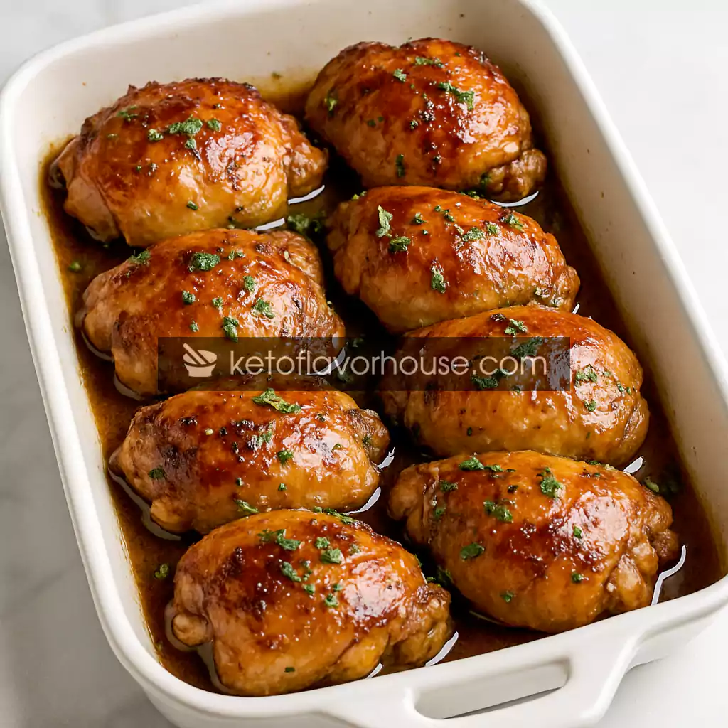 Honey Garlic Chicken Thighs