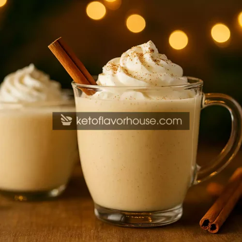 Keto Christmas Eggnog