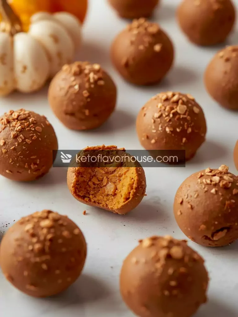 Keto Pumpkin Pie Fat Bombs