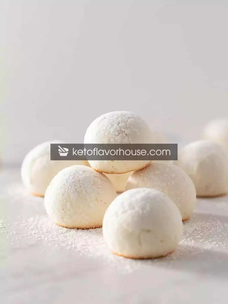 Keto Snowball Cookies