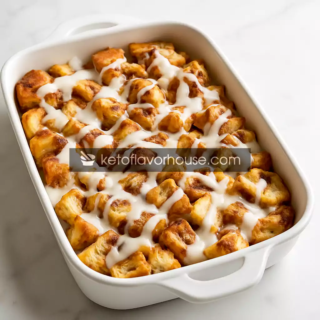 Make-Ahead Cinnamon Roll Bake