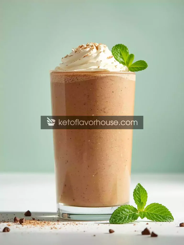 Peppermint Mocha Protein Smoothie