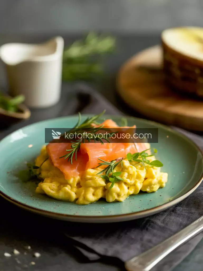 Smoked Salmon & Herb Scrambled Eggs
