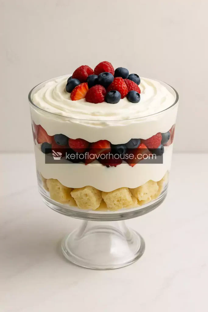 Sugar-Free Christmas Trifle