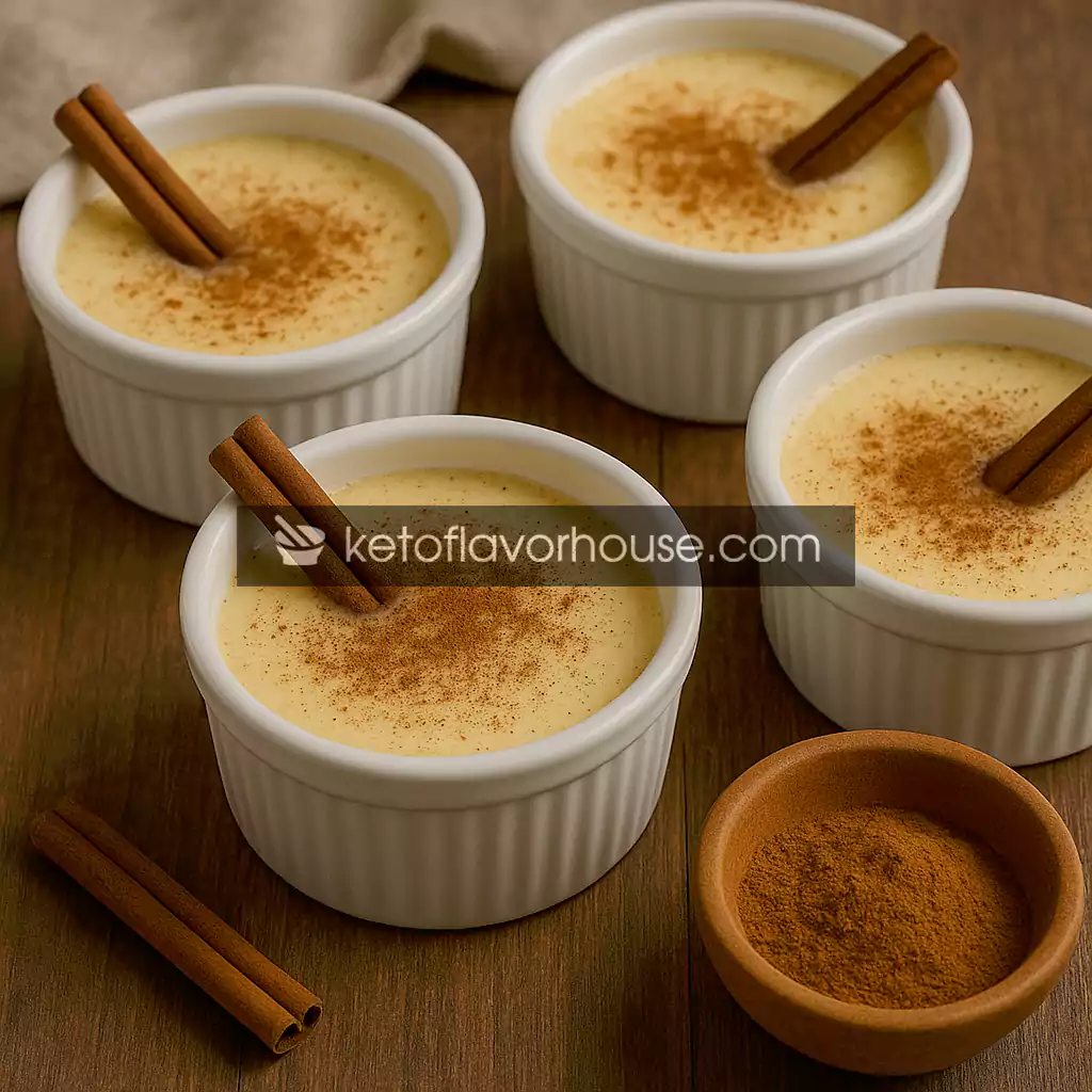 Sugar-Free Eggnog Custard