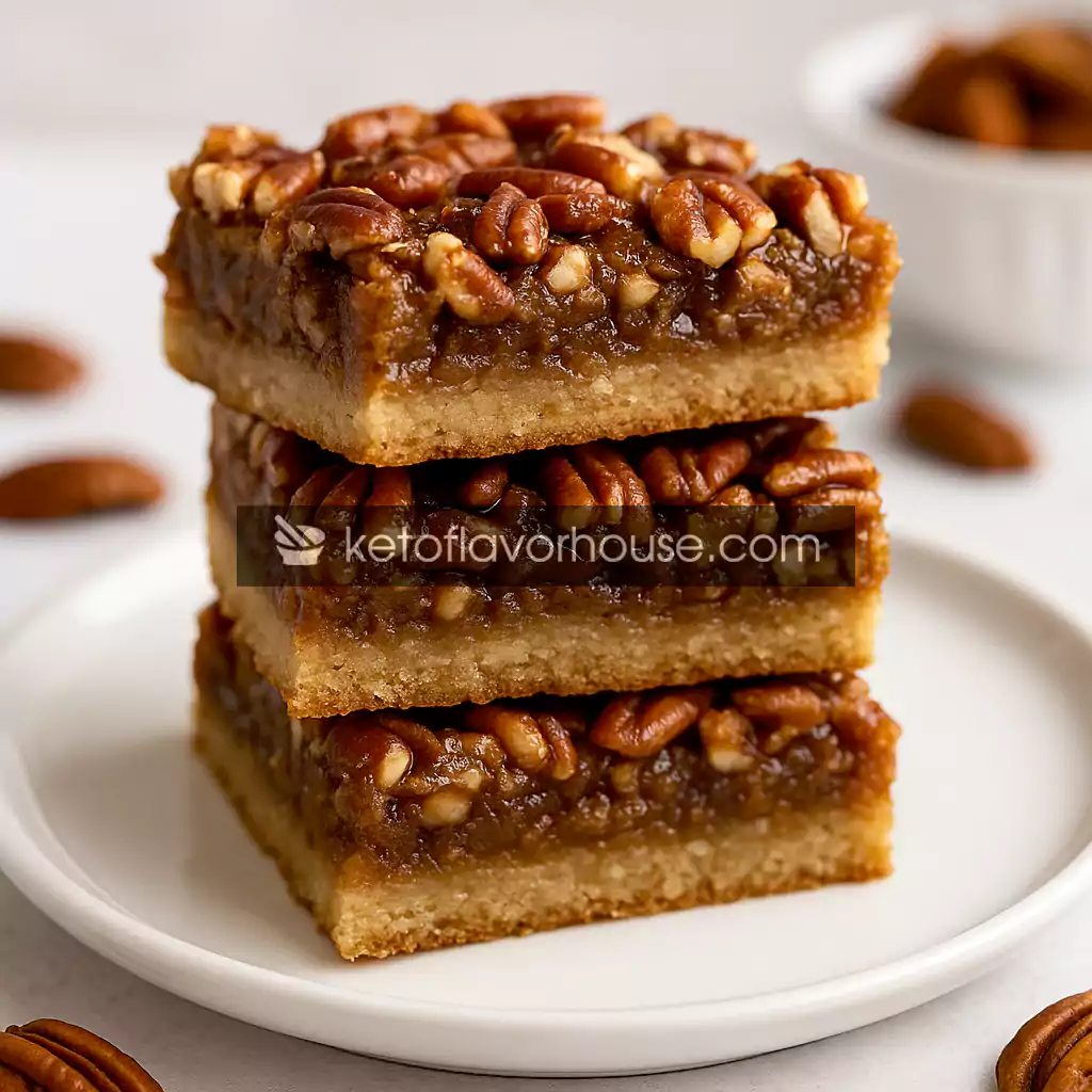 Sugar-Free Pecan Pie Bars