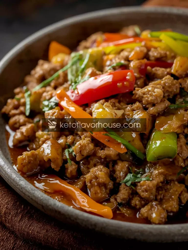 Turkey & Veggie Stir Fry with Ginger Sauce