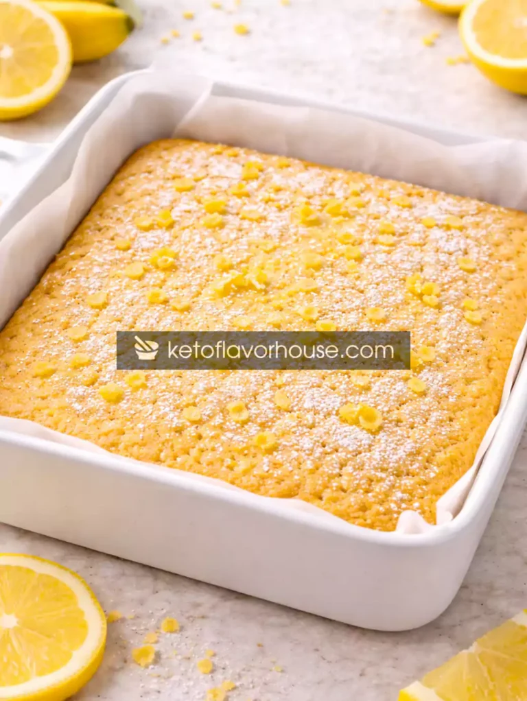 High-Protein 3-Ingredient Lemon Cake