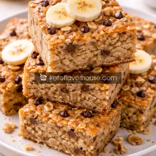 High-Protein Banana Baked Oatmeal