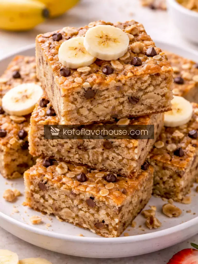 High-Protein Banana Baked Oatmeal