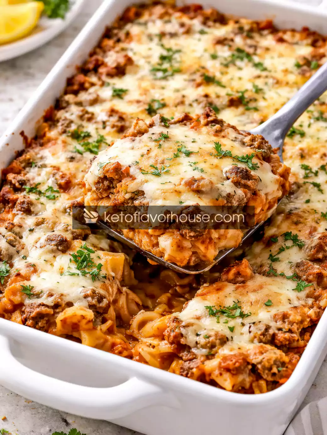 High-Protein Beef Lombardi Casserole (Hearty, Cheesy & Family-Friendly)