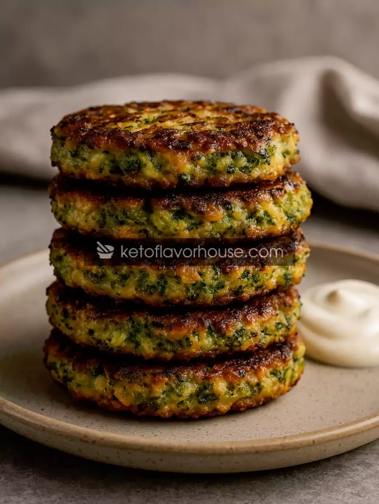 High-Protein Cheesy Broccoli Patties