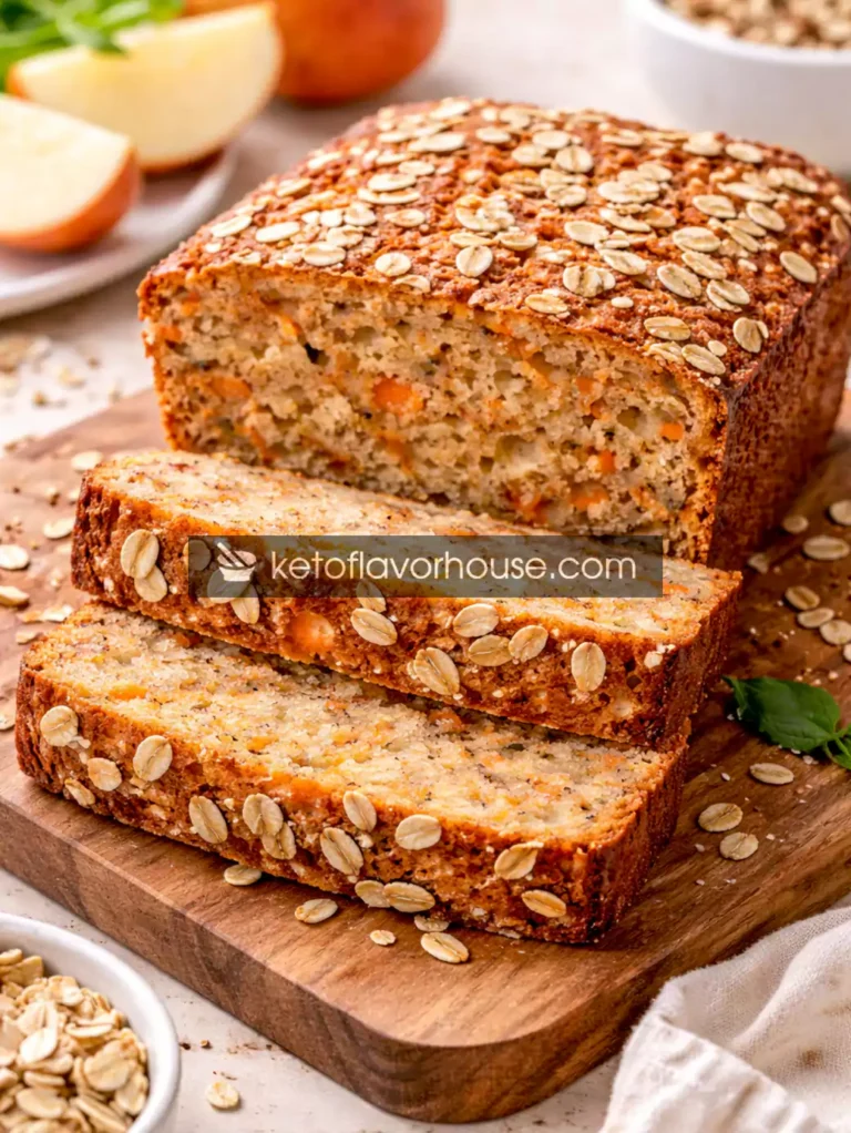 High-Protein Oat, Apple & Carrot Cake