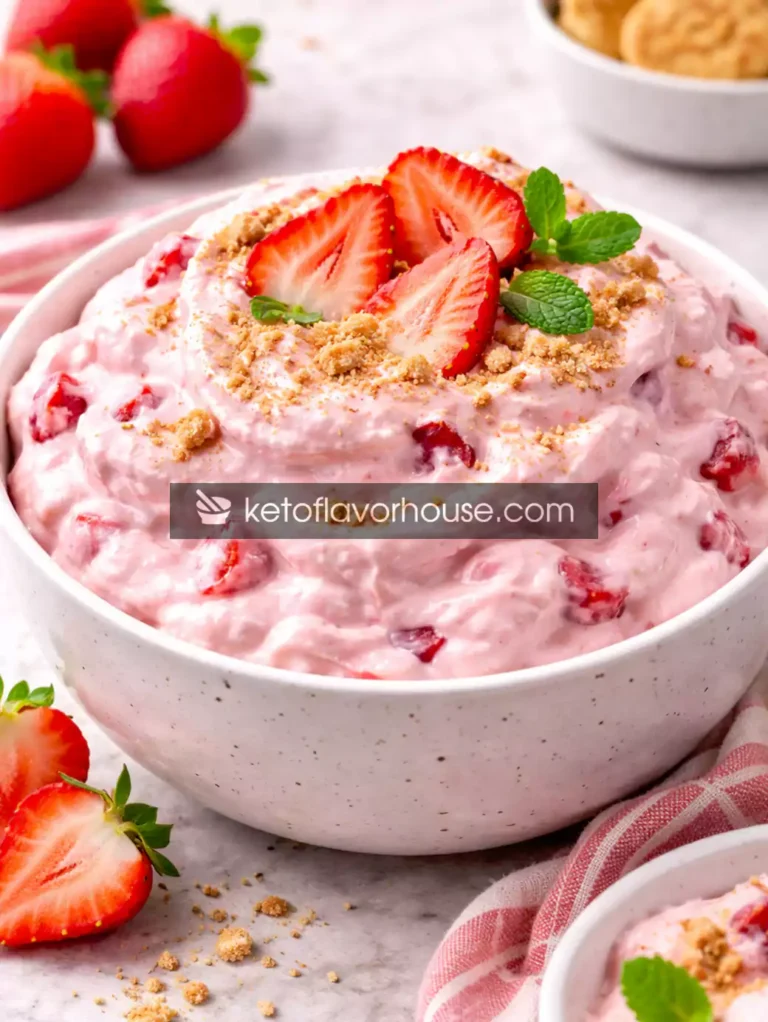 High-Protein Strawberry Cheesecake Fluff