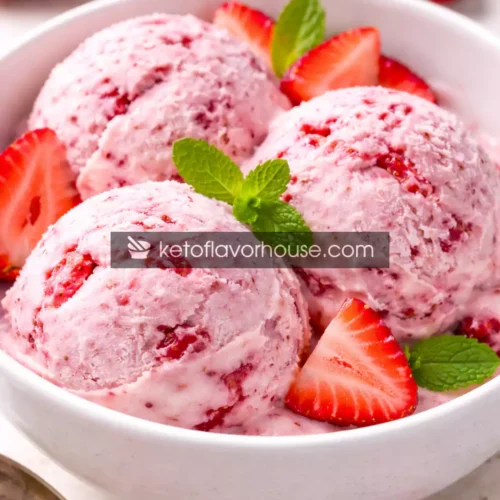 High-Protein Strawberry Ice Cream