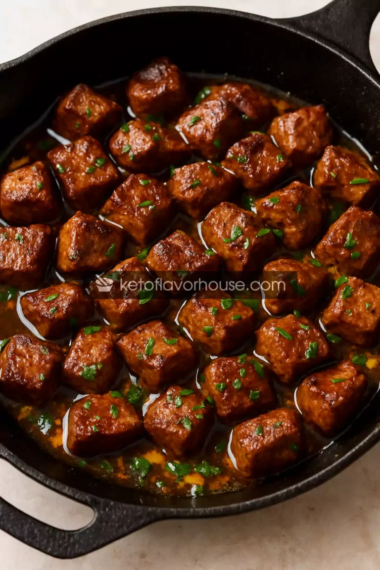 Keto Cajun Butter Steak Bites