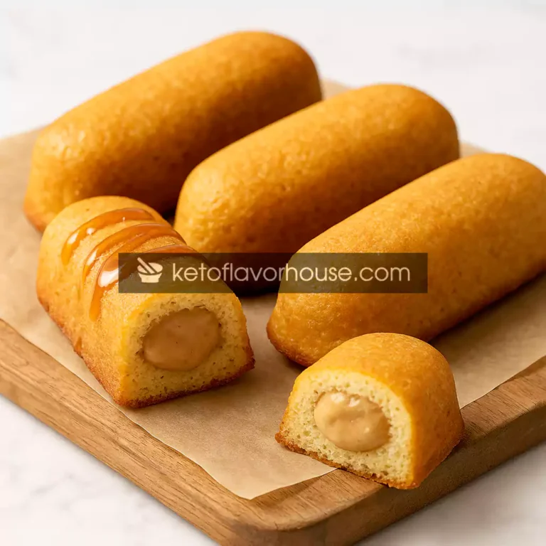 Keto Caramel & Coffee Twinkies