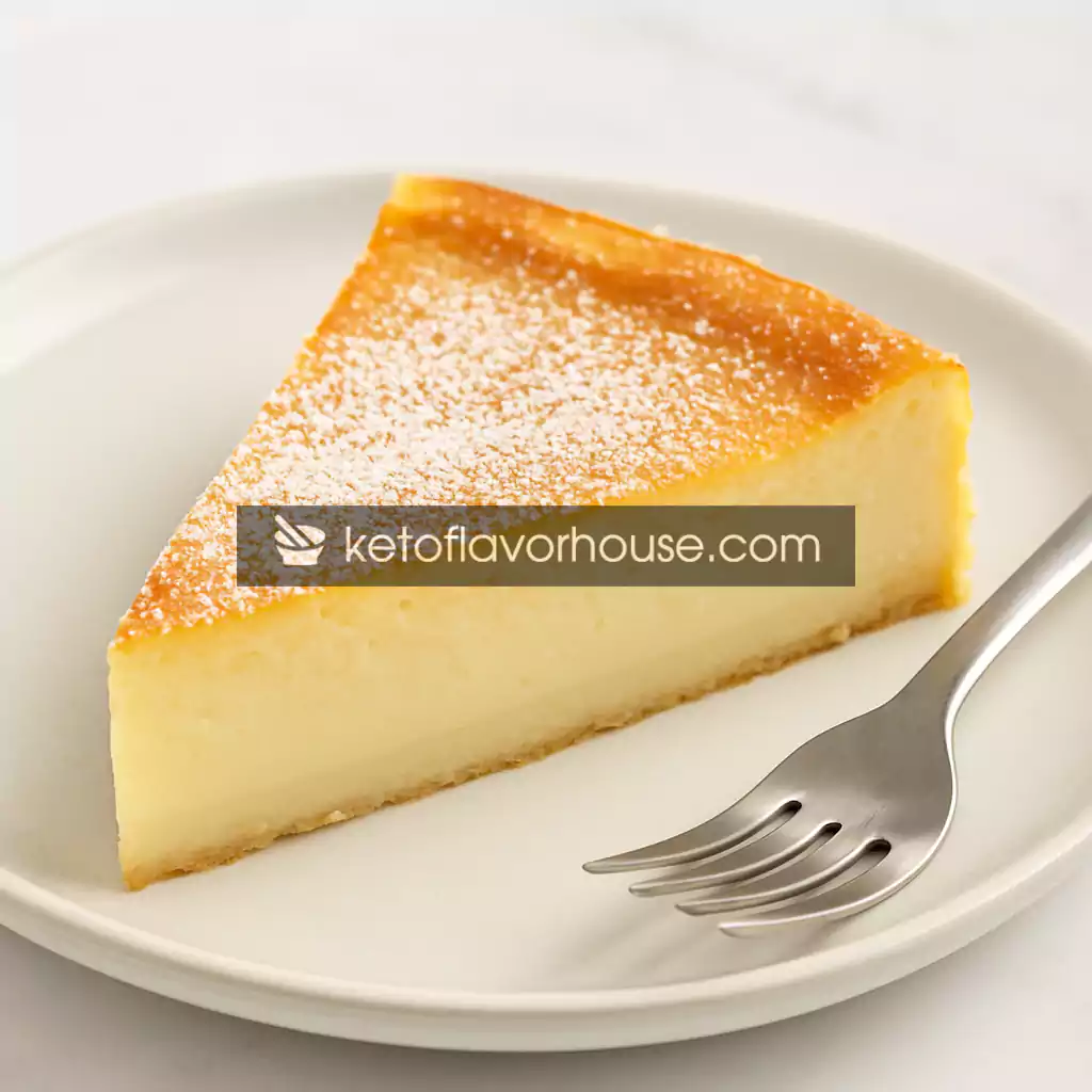 Keto Creamy Custard Cake (Low Carb, Sugar-Free & So Soft!)