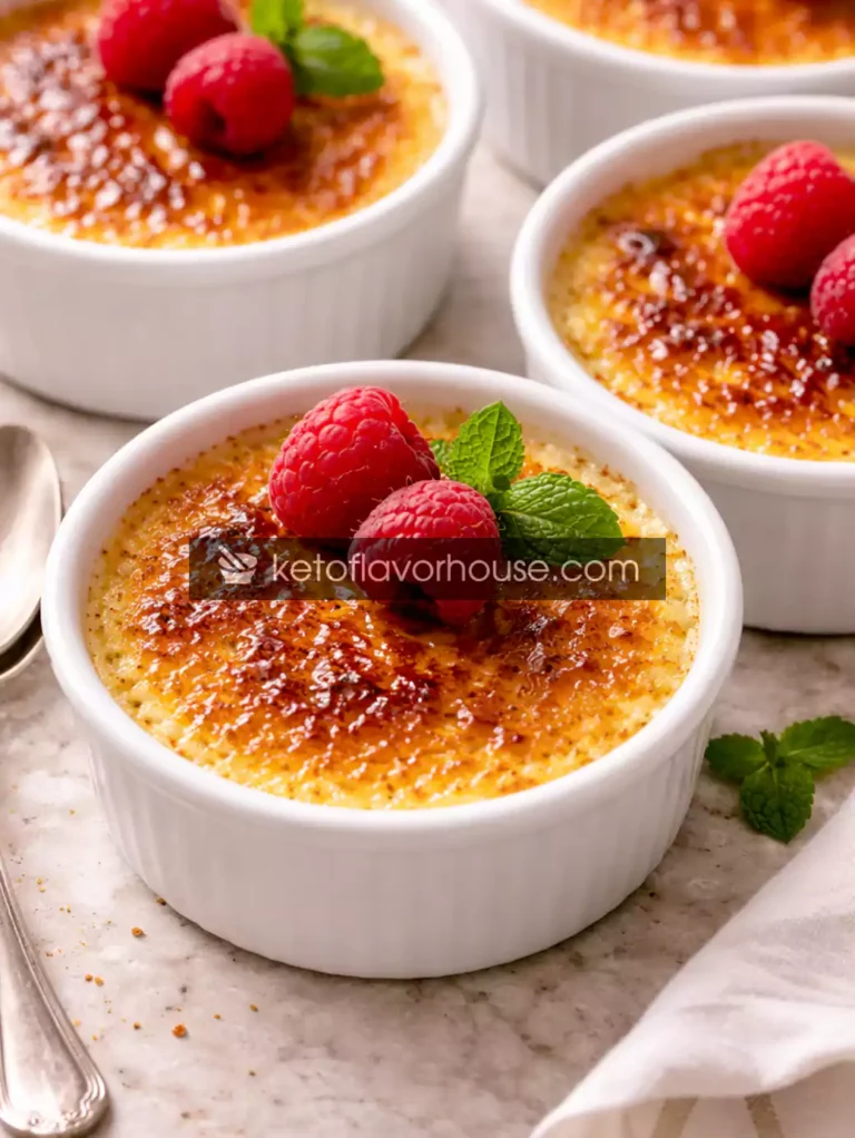 Keto Crème Brûlée