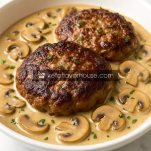 Keto Hamburger Steak & Gravy