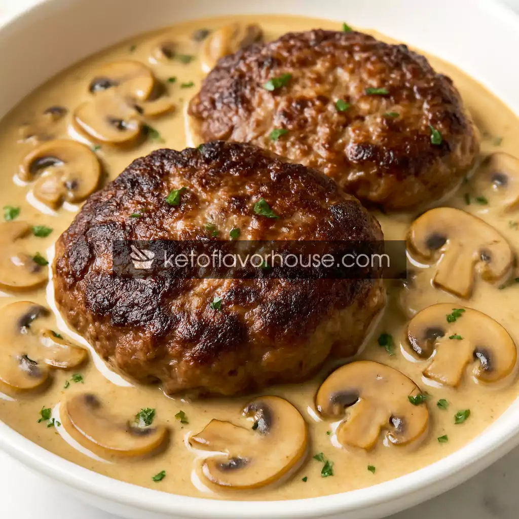 Keto Hamburger Steak & Gravy