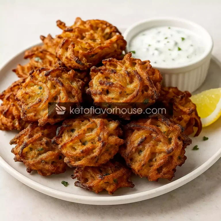 Keto Onion Bhajia