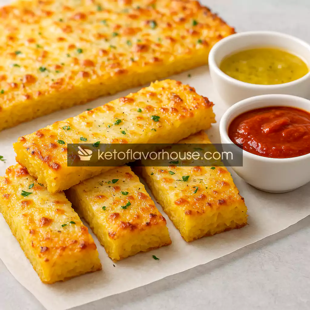 Keto Spaghetti Squash Cheesy Bread