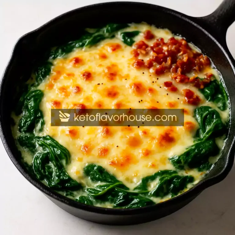 Keto Spinach & Cheese Melt