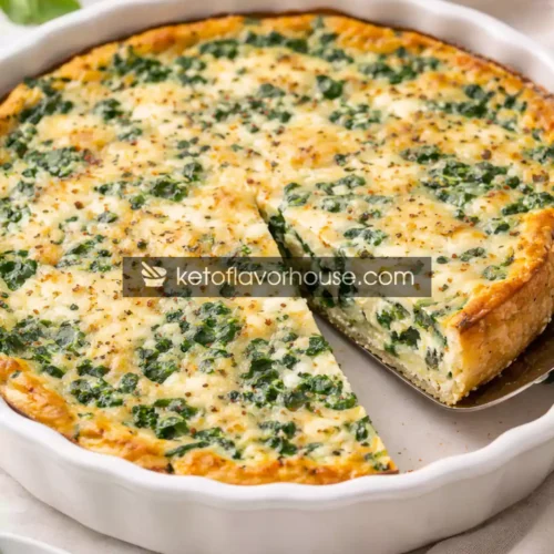 Keto Spinach & Ricotta Quiche