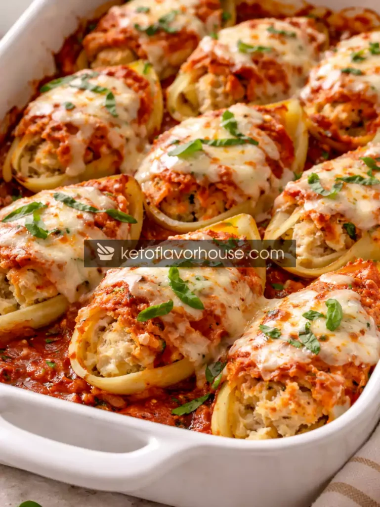 Keto Stuffed Jumbo Shells