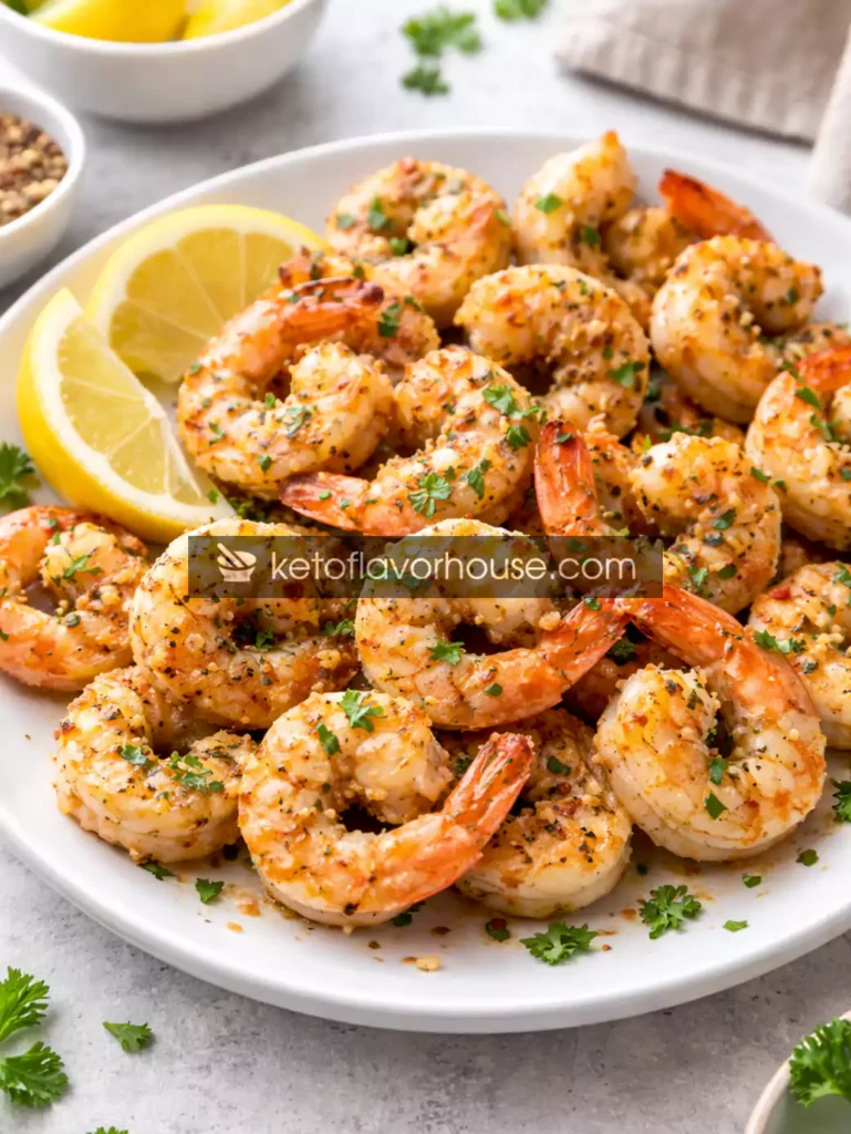 Weight Watchers Garlic Parmesan Baked Shrimp