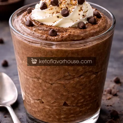 High-Protein Chocolate Fiber Pudding